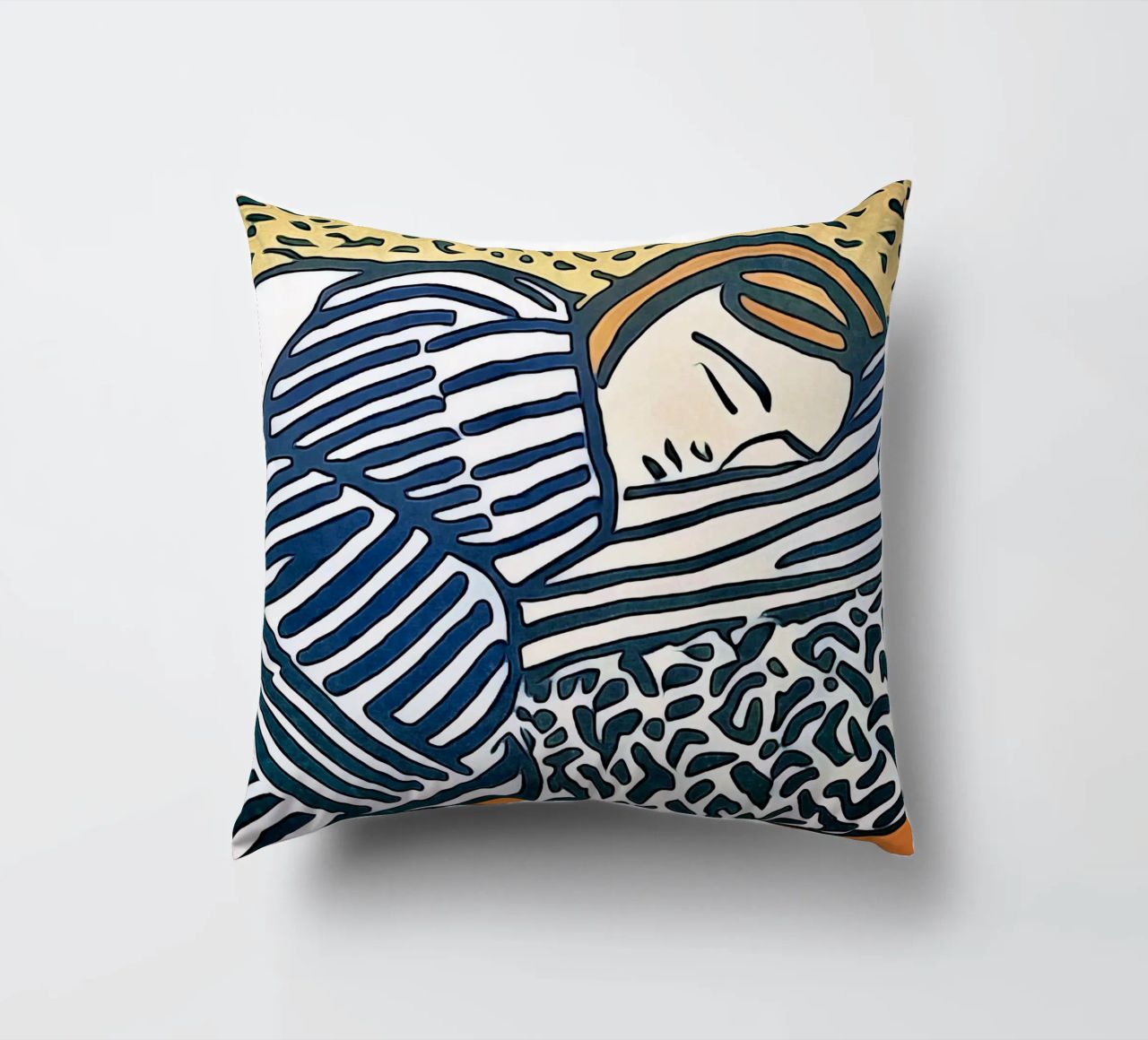 Femme endormie coussin de ZAMART