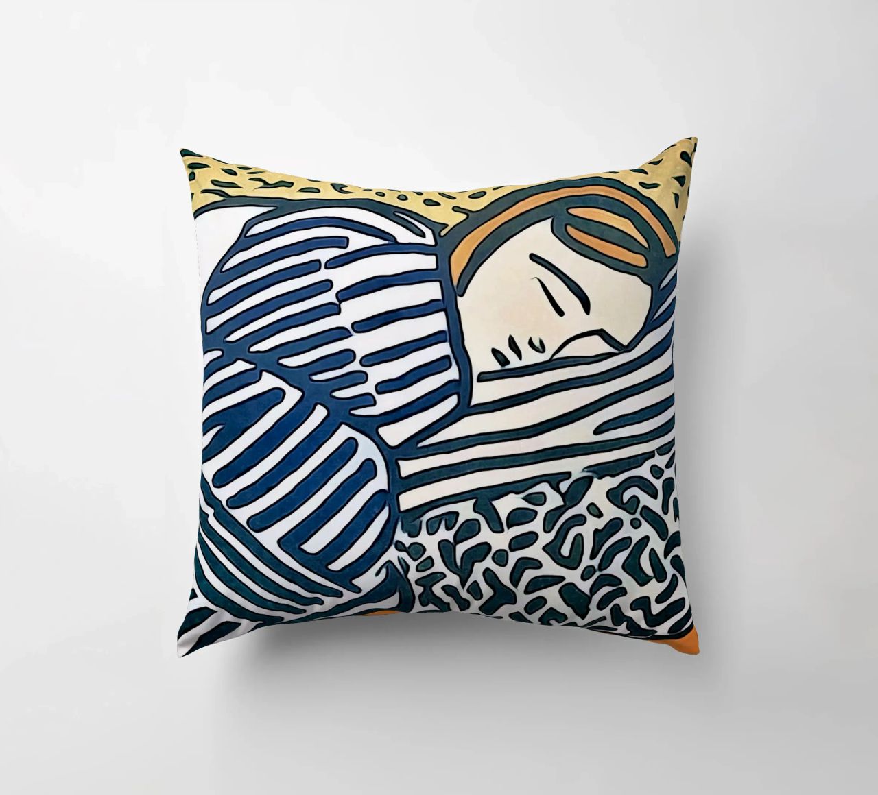 Femme endormie coussin de ZAMART