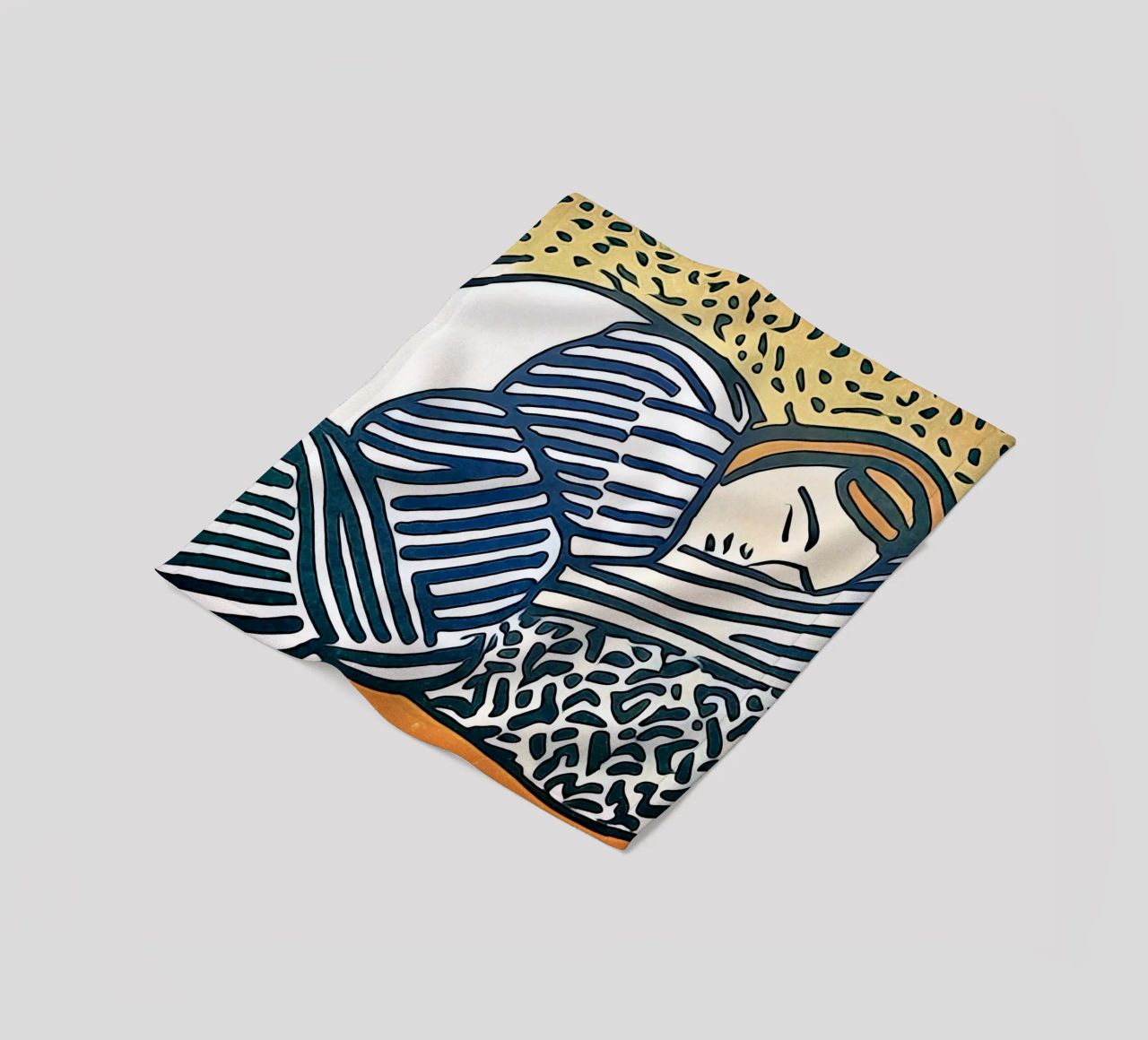 Donna addormentata coperta in pile da ZAMART