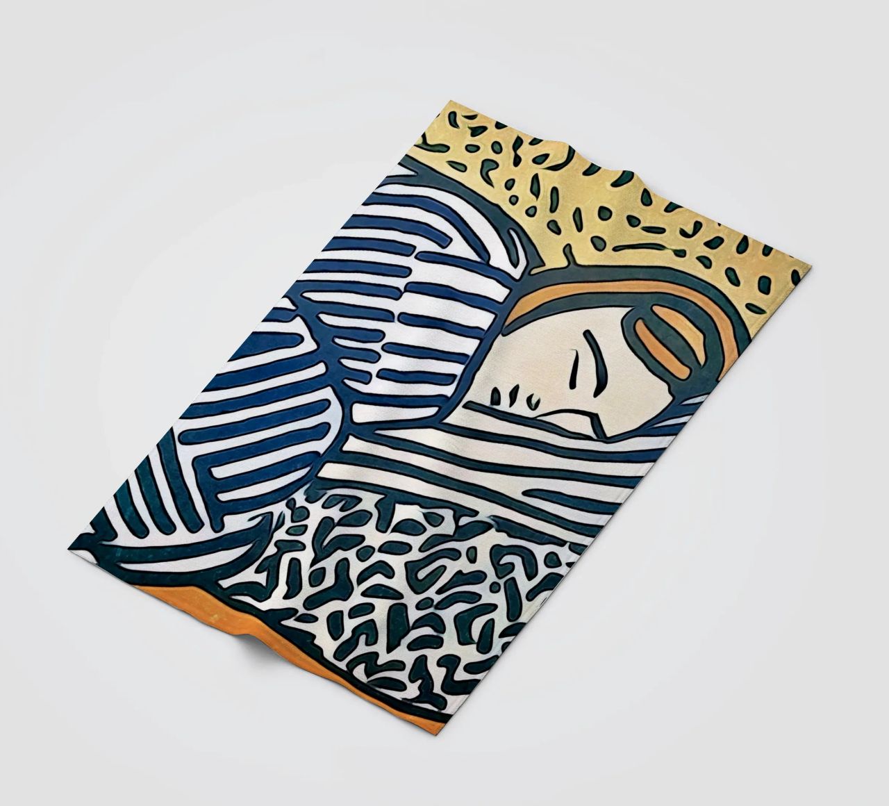Donna addormentata coperta in pile da ZAMART