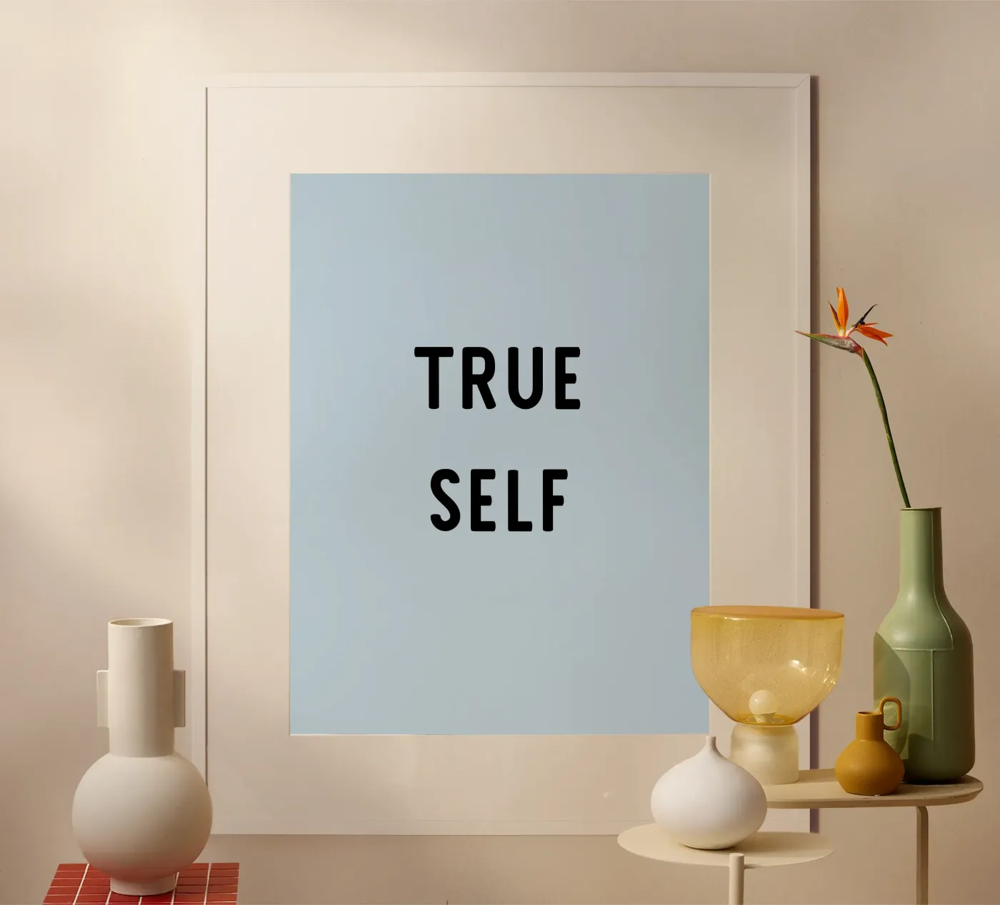 TRUE SELF poster by Simple