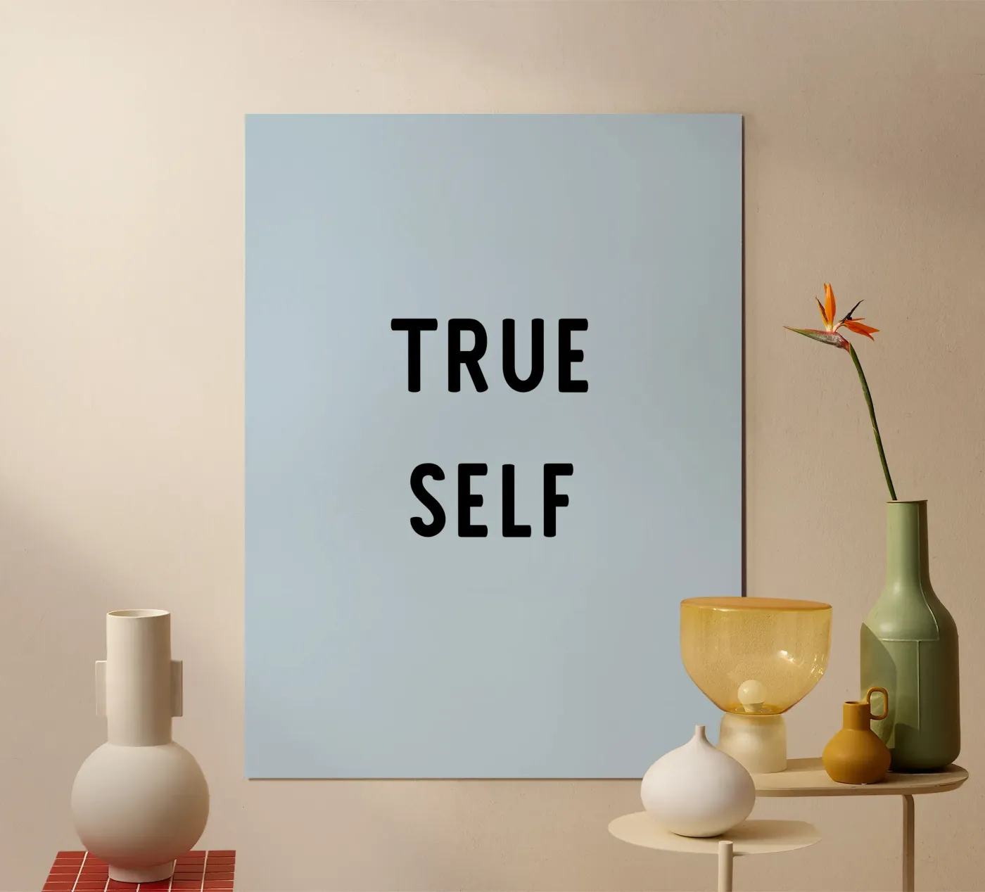 TRUE SELF poster by Simple