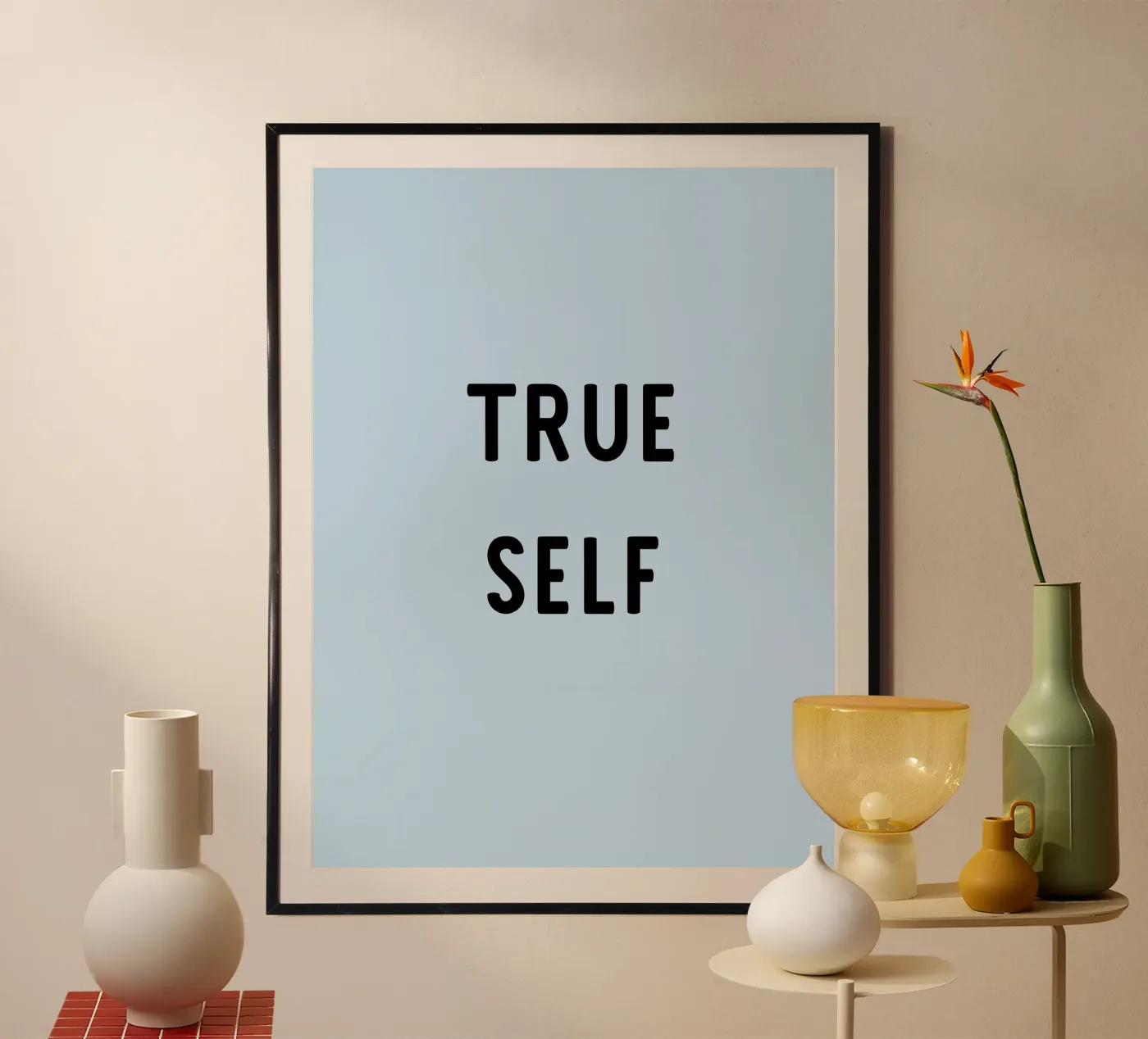 TRUE SELF poster by Simple
