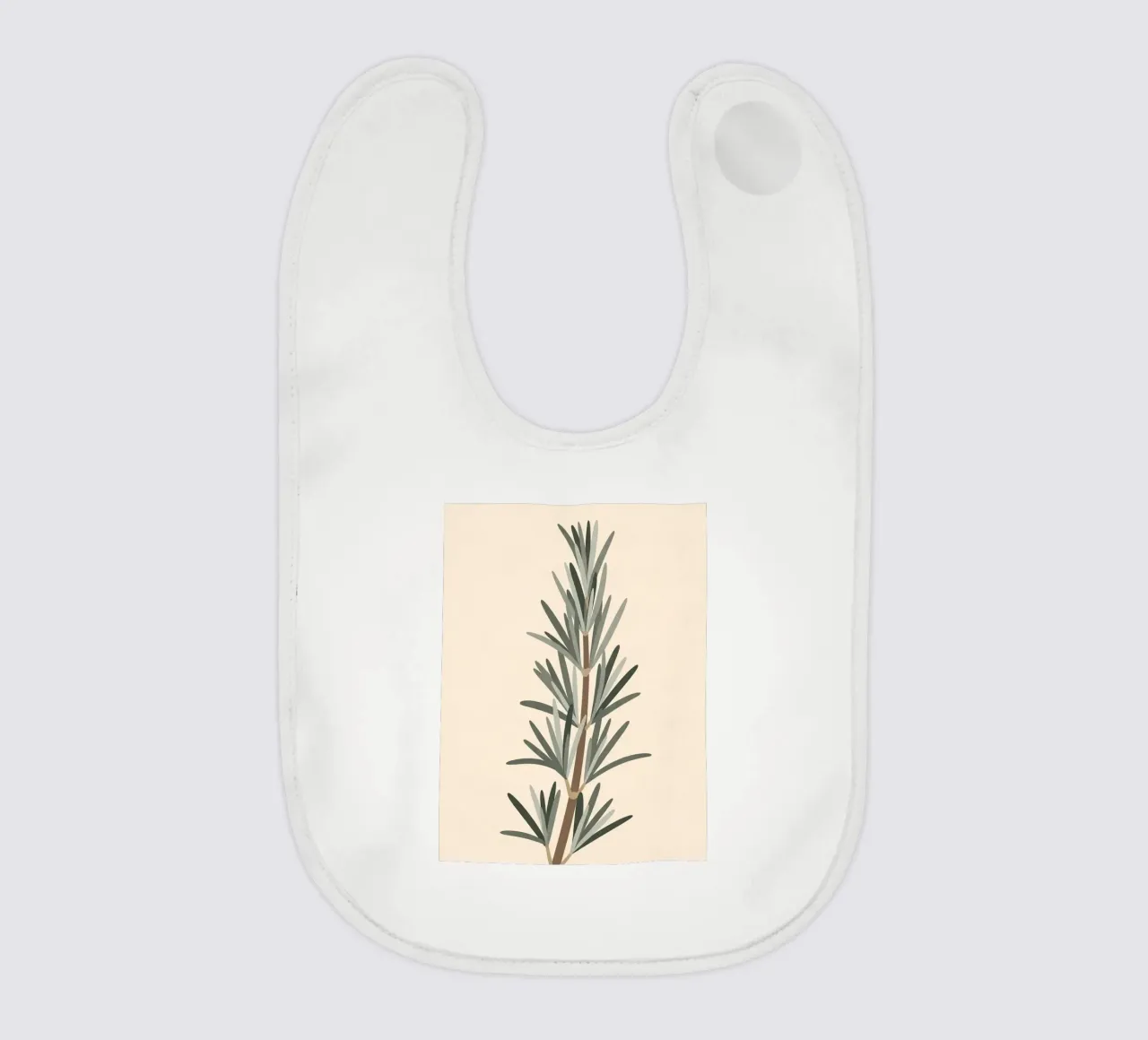 Pine Branch Babylätzchen von FlatPrint Studio