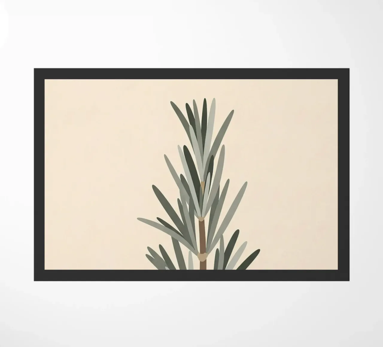 Pine Branch doormat by FlatPrint Studio