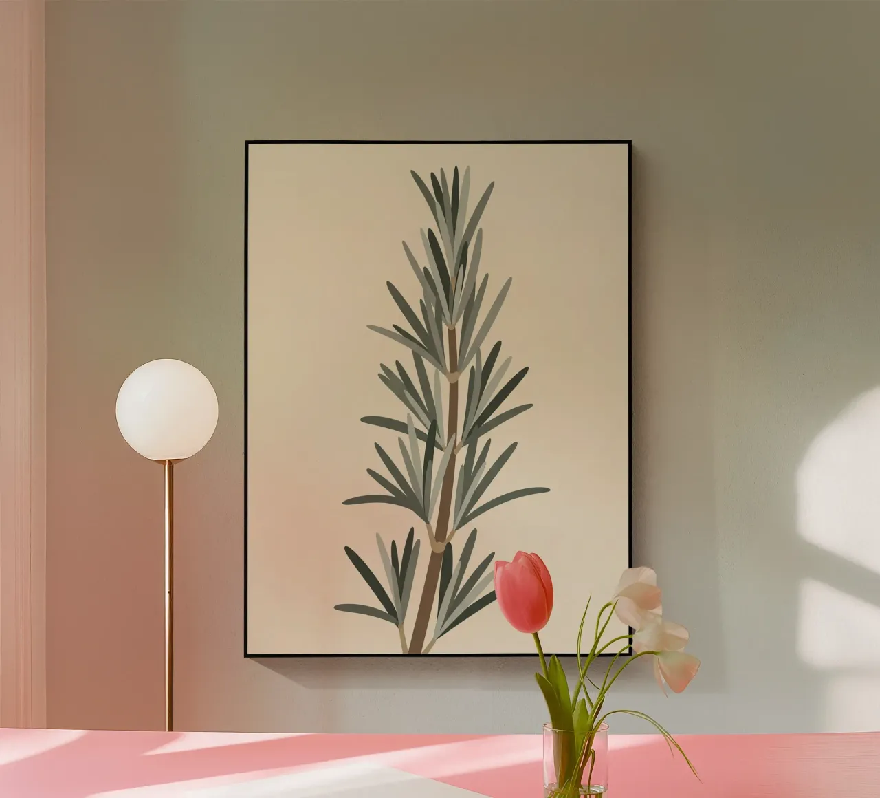 Pine Branch acryl van FlatPrint Studio