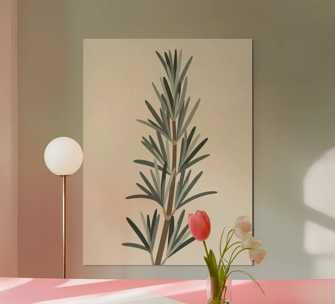 Pine Branch poster by FlatPrint Studio