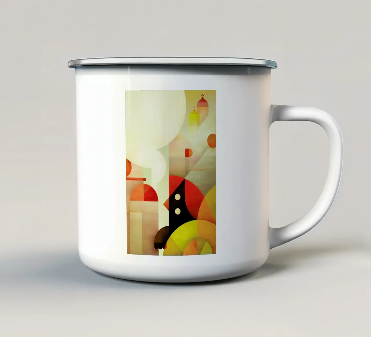 Canopy Bird tazza in smalto da Antony Squizzato