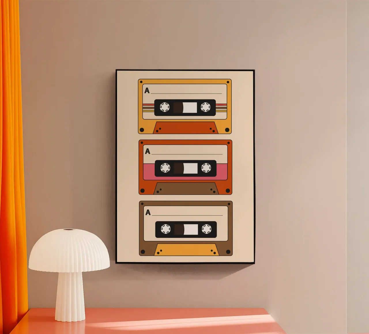 Retro Cassettes plexiglass da Lynn Janet