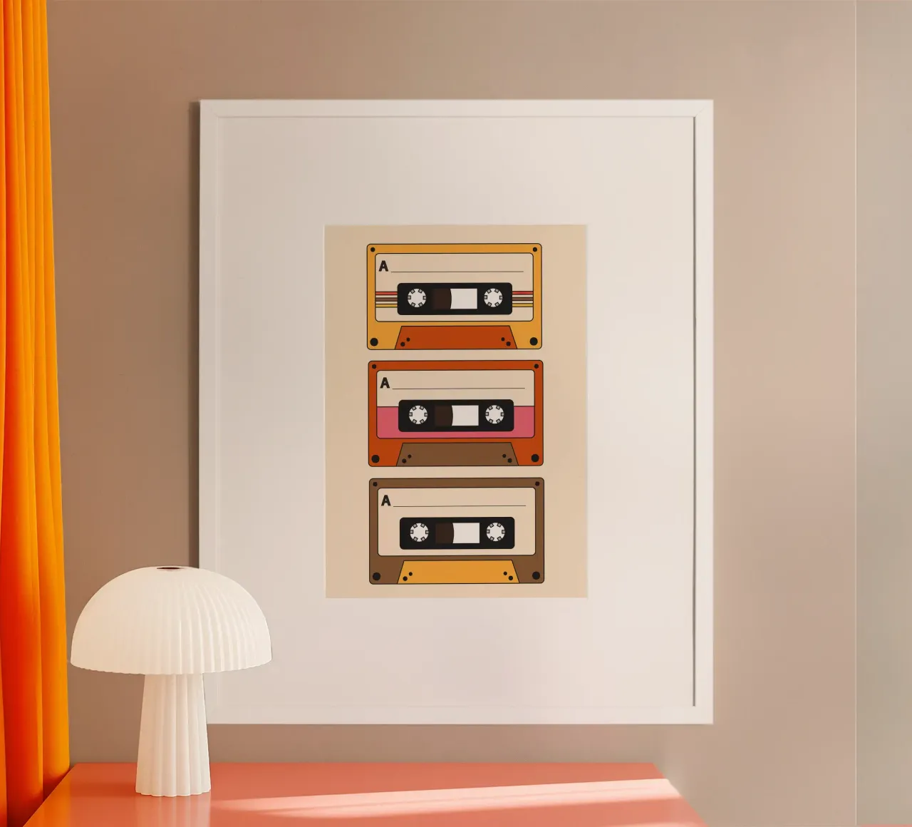 Retro Cassettes poster da Lynn Janet