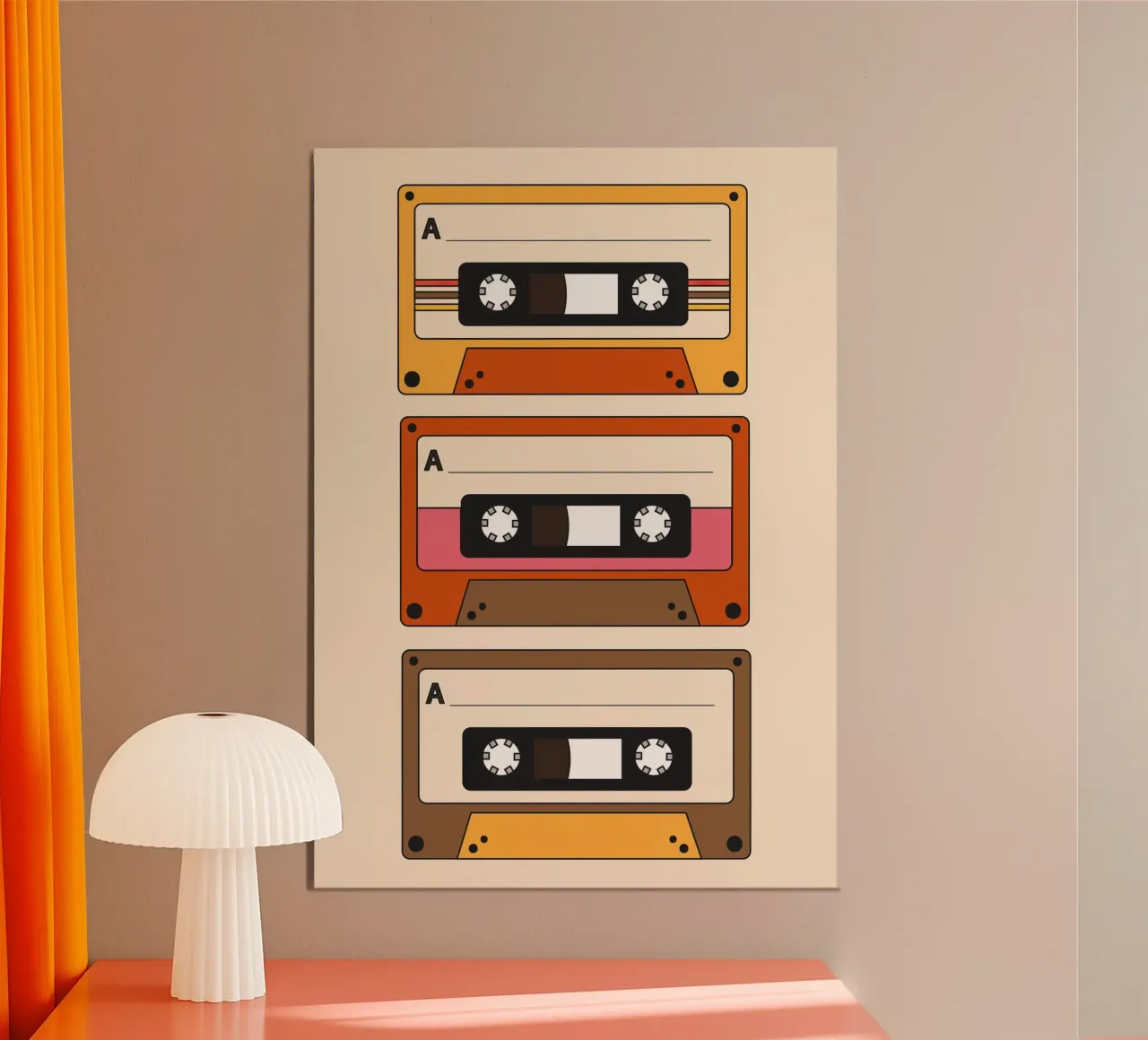 Retro Cassettes poster da Lynn Janet