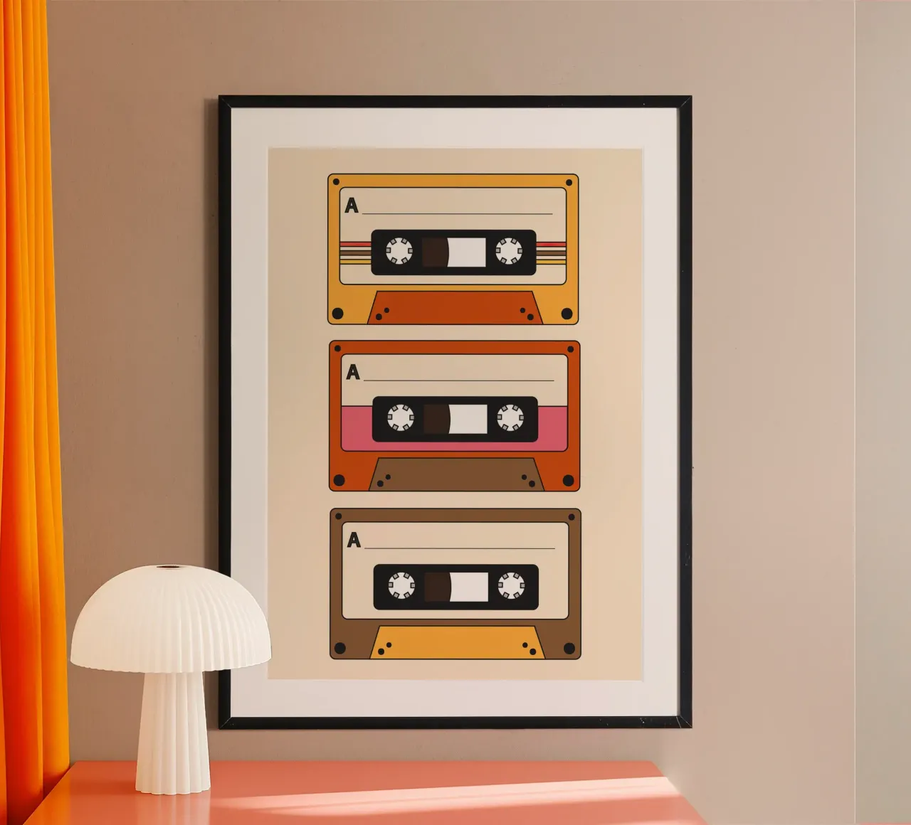 Retro Cassettes poster da Lynn Janet