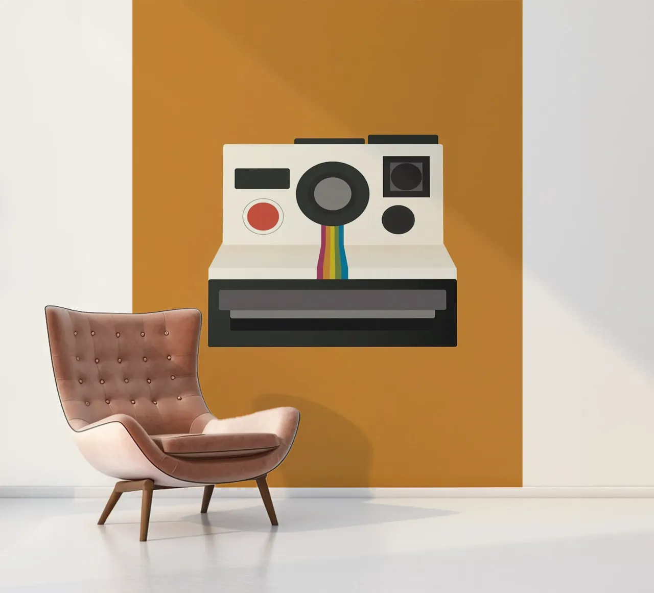 Retro Camera fotobehang van Gerarldking Mellisa