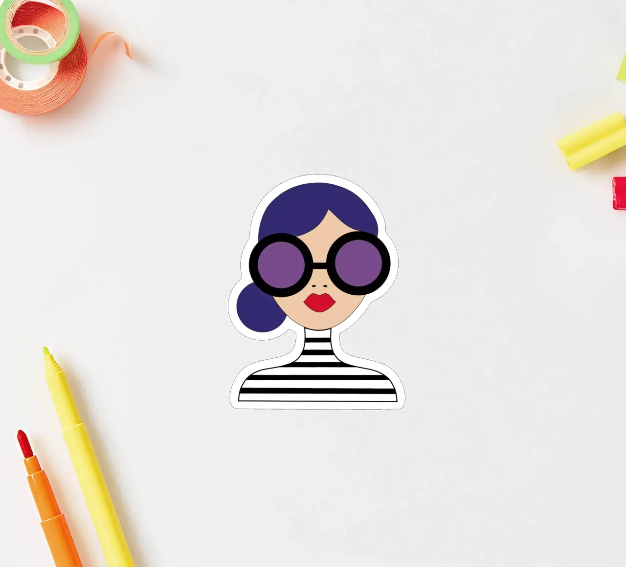 Sunglasses sticker by SunflowerDE