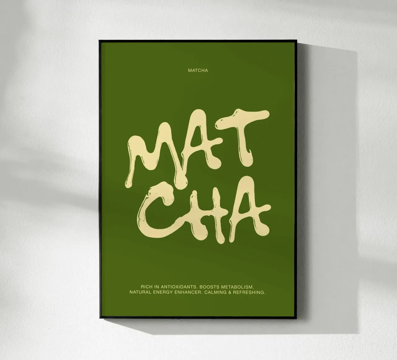 Green Boost Matcha plexiglass da ni-ja artboutique