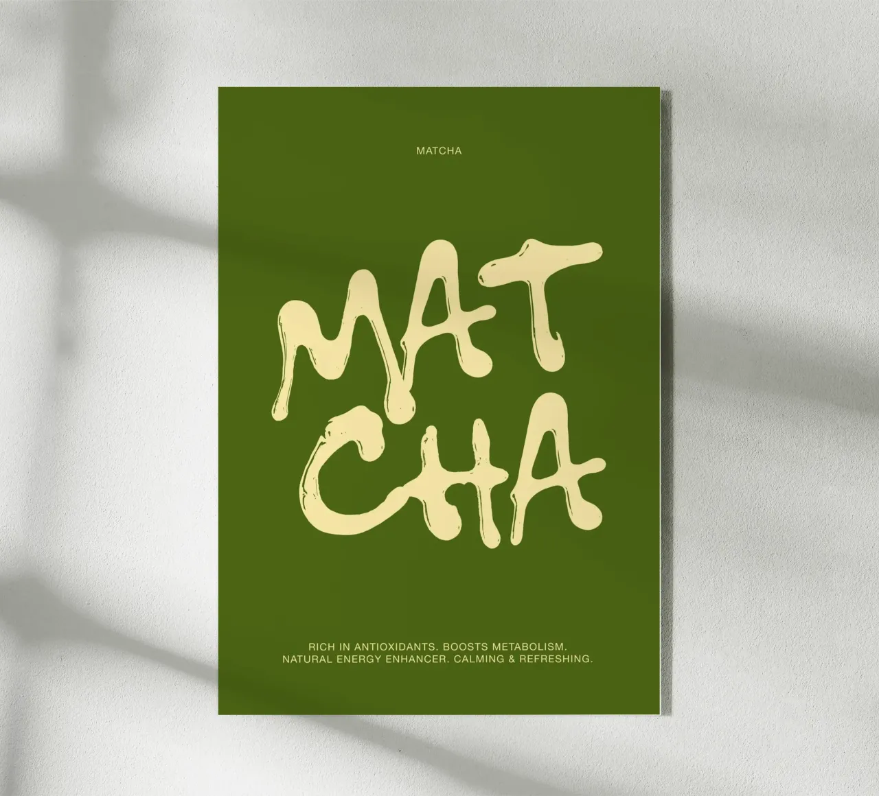 Green Boost Matcha plexiglass da ni-ja artboutique