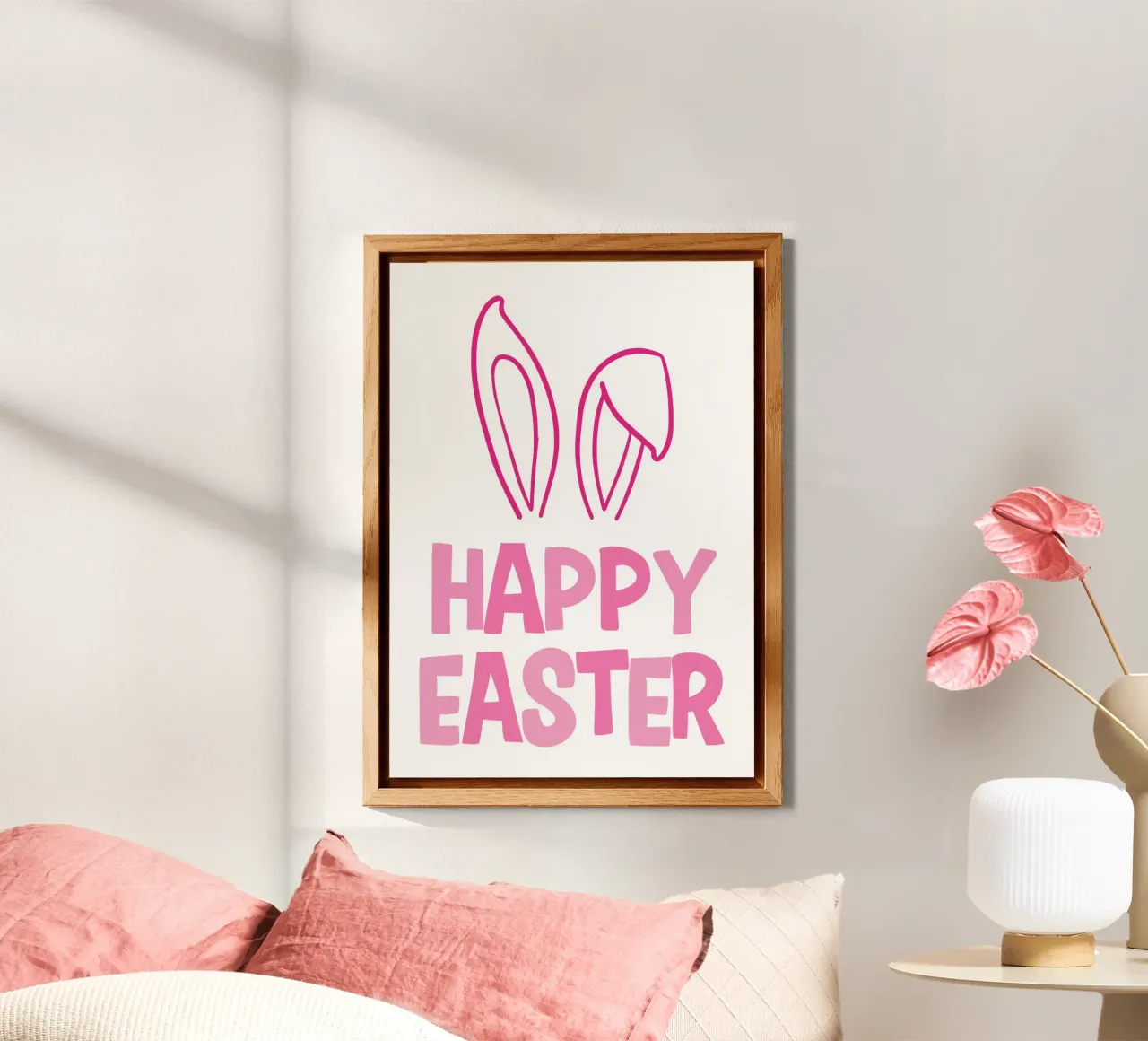 Happy Easter alluminio dibond da HolidaysCandyWalls