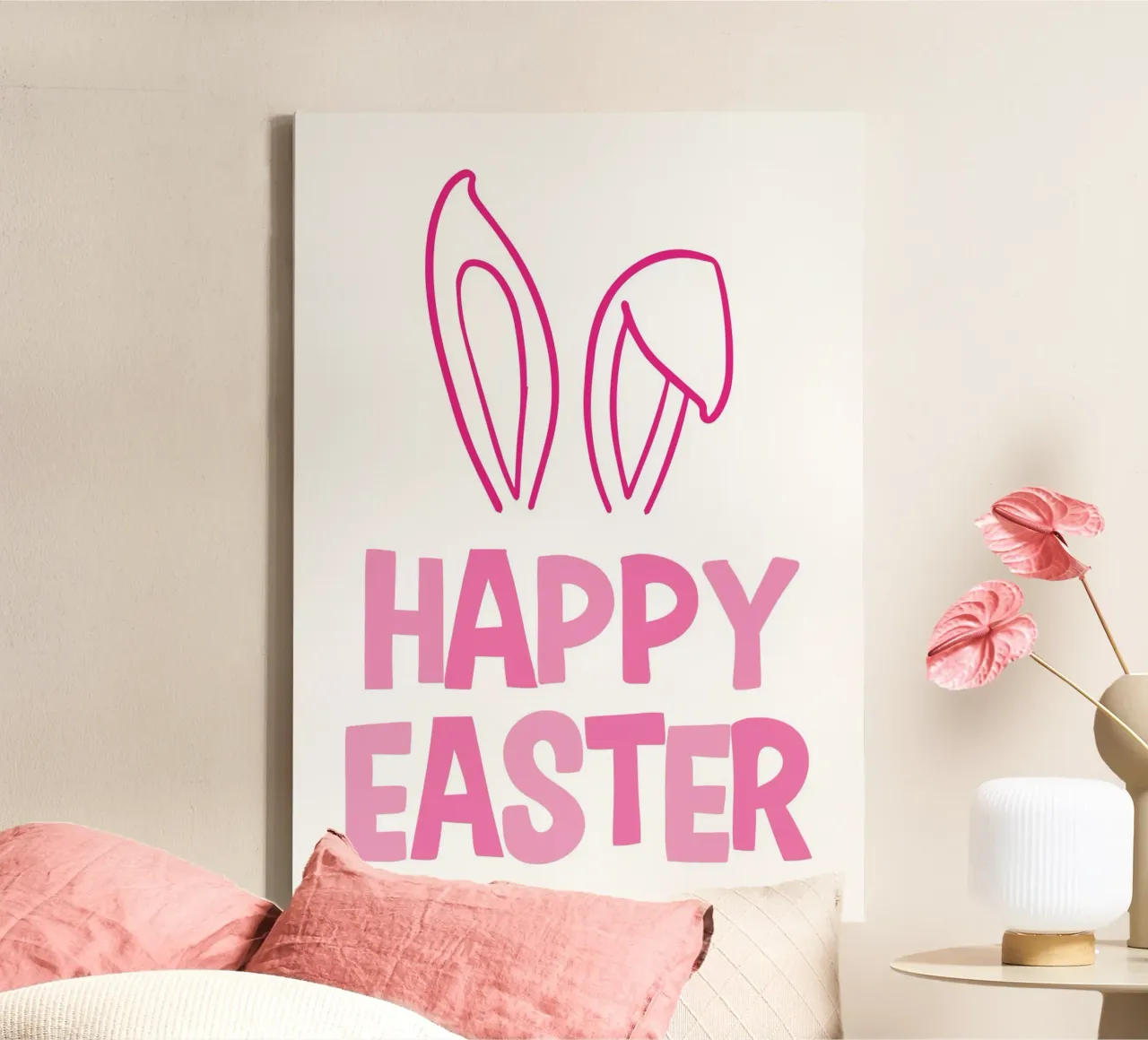 Happy Easter canvas van HolidaysCandyWalls
