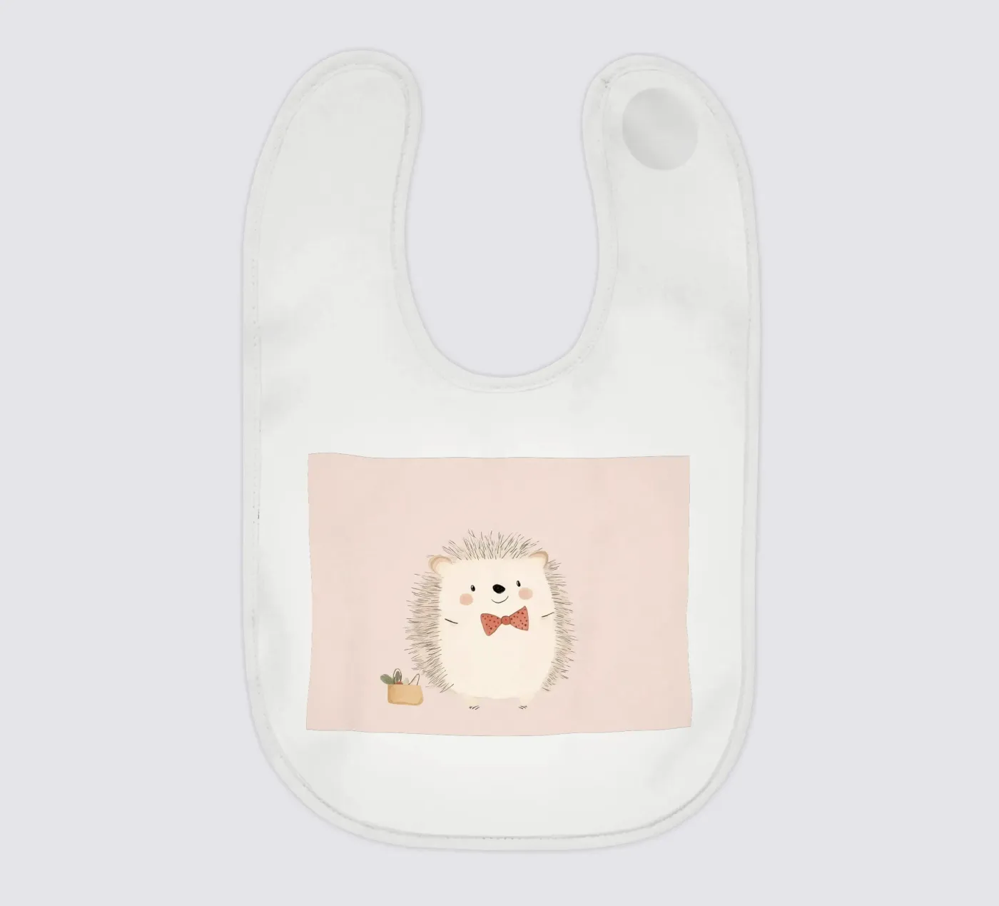Cute hedgedog bavaglino da Little Art Lab