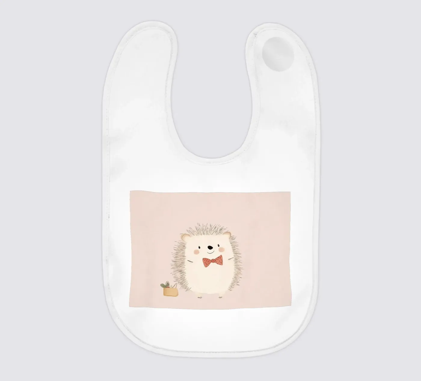 Cute hedgedog bavaglino da Little Art Lab
