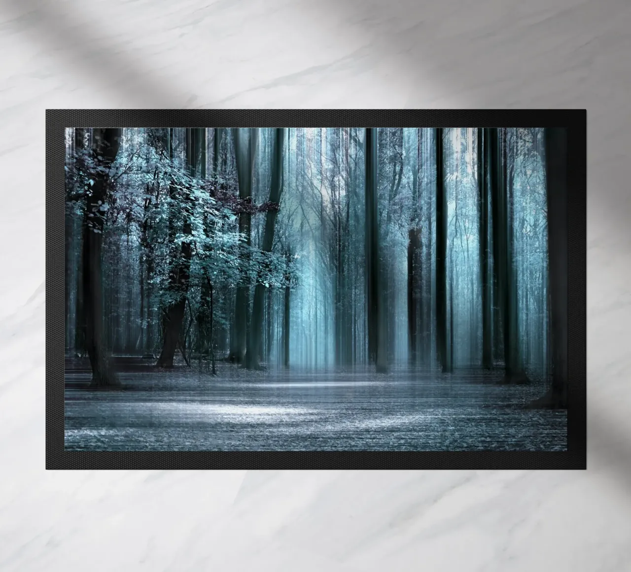 enchanted forest doormat by Atteloi