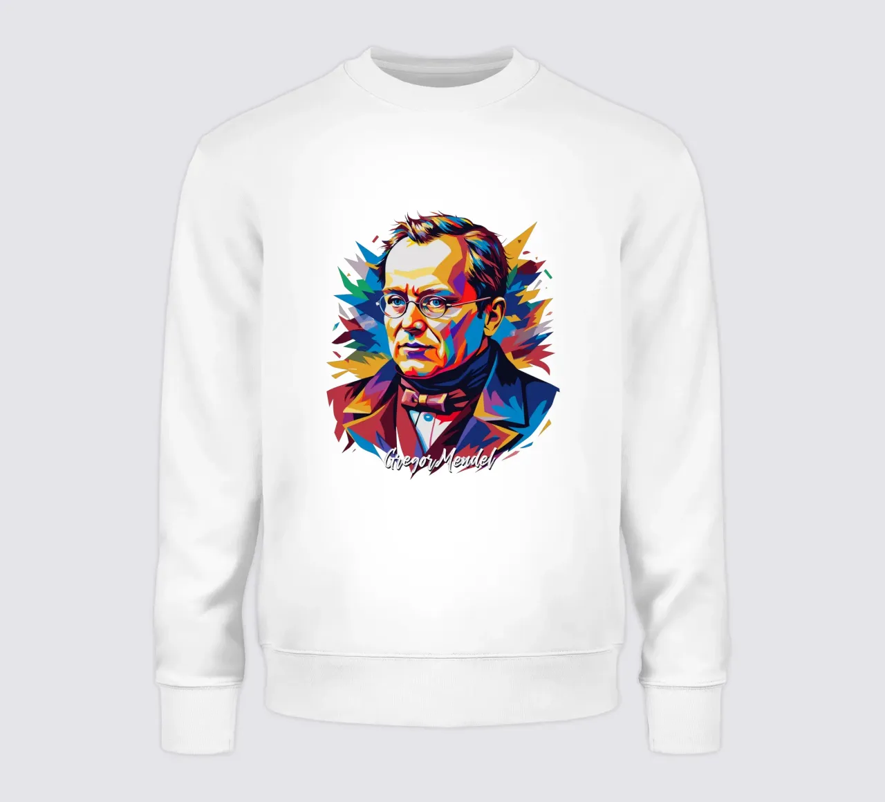 Gregor Mendel in WPAP Pop Art felpa da vectorartnesia