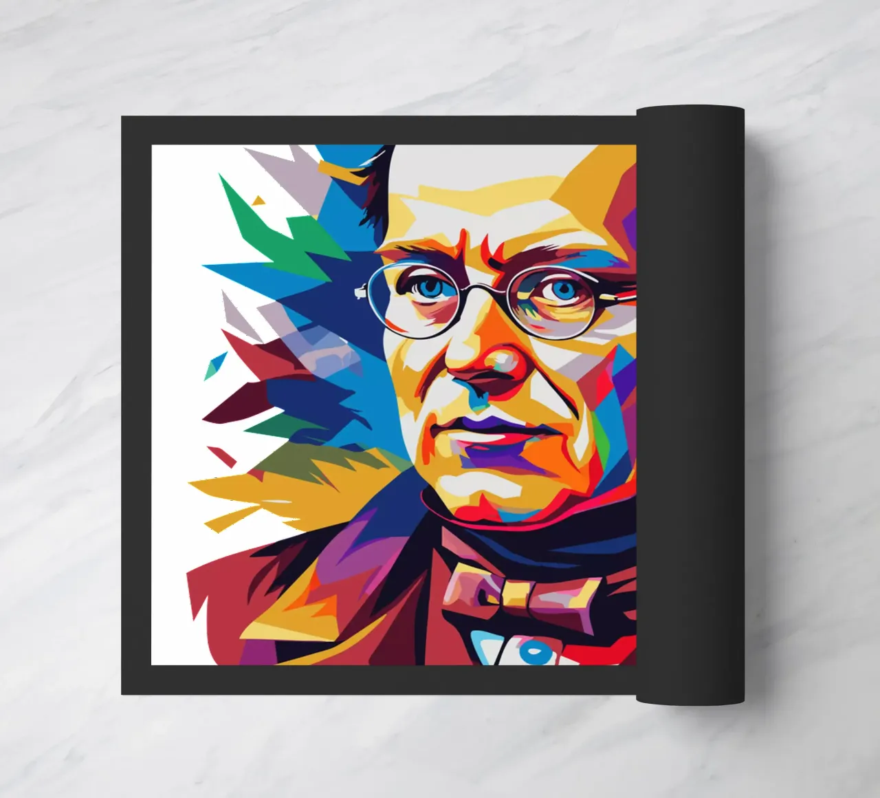 Gregor Mendel in WPAP Pop Art zerbino da vectorartnesia