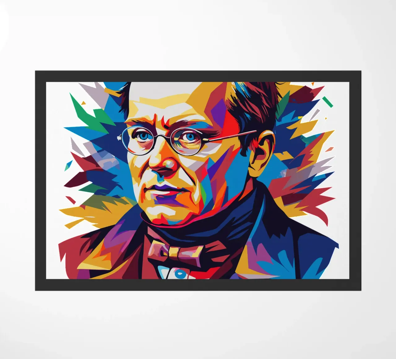 Gregor Mendel in WPAP Pop Art zerbino da vectorartnesia