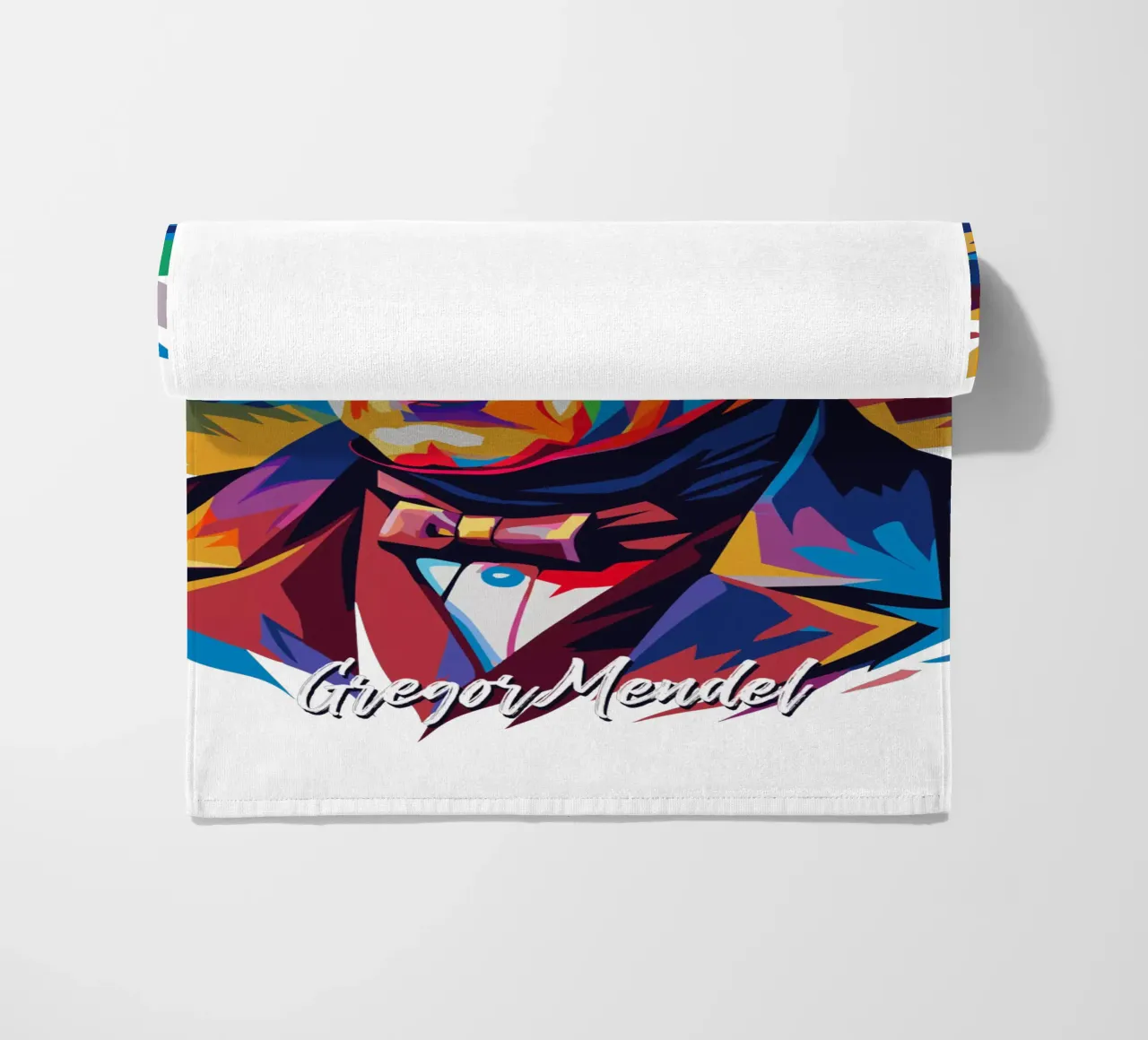 Gregor Mendel in WPAP Pop Art telo mare da vectorartnesia