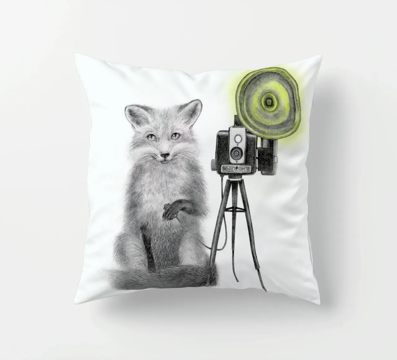Quinn Bancroft Fox cuscino da Le Canot Rouge