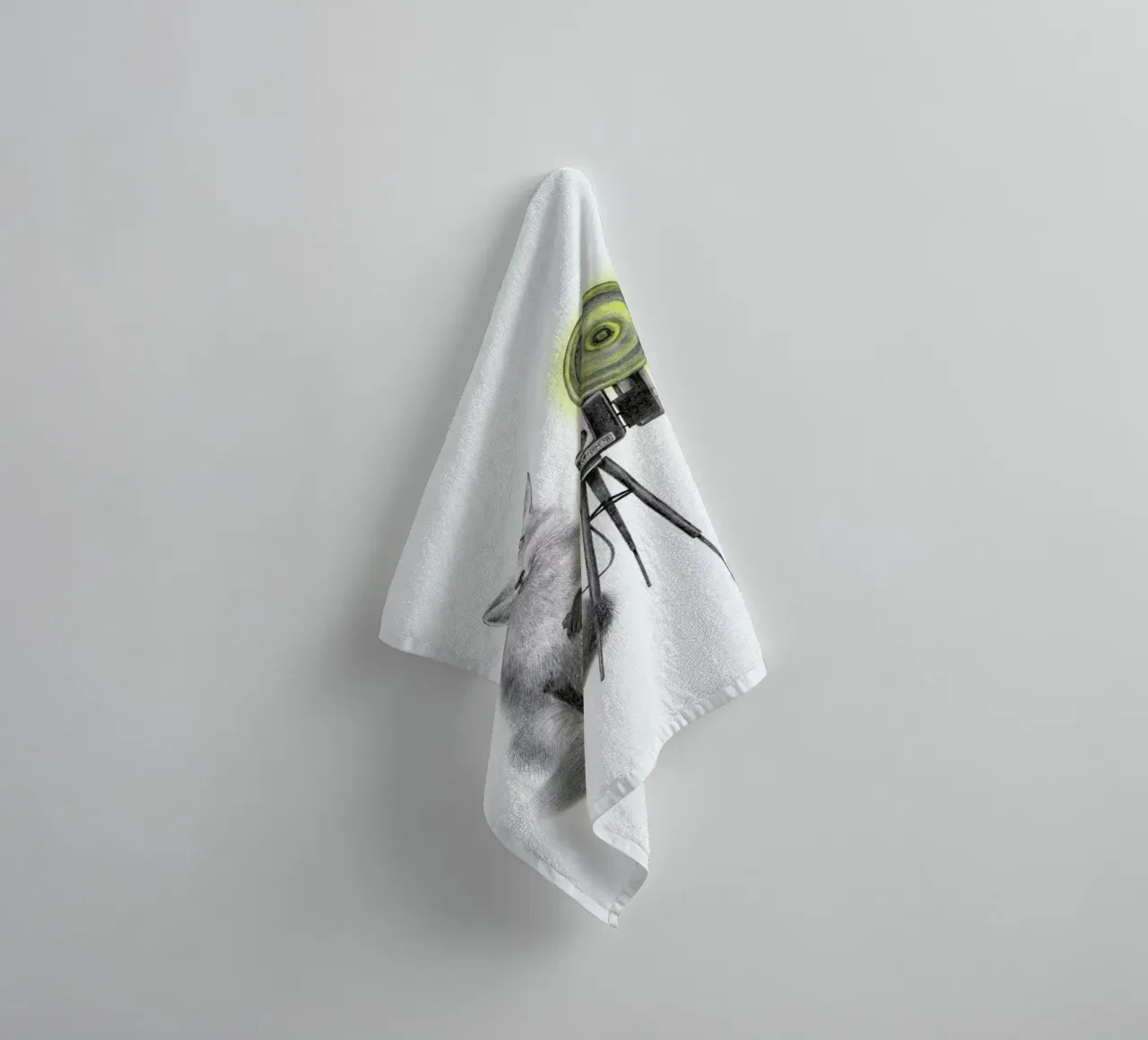 Quinn Bancroft Fox asciugamano da bagno da Le Canot Rouge