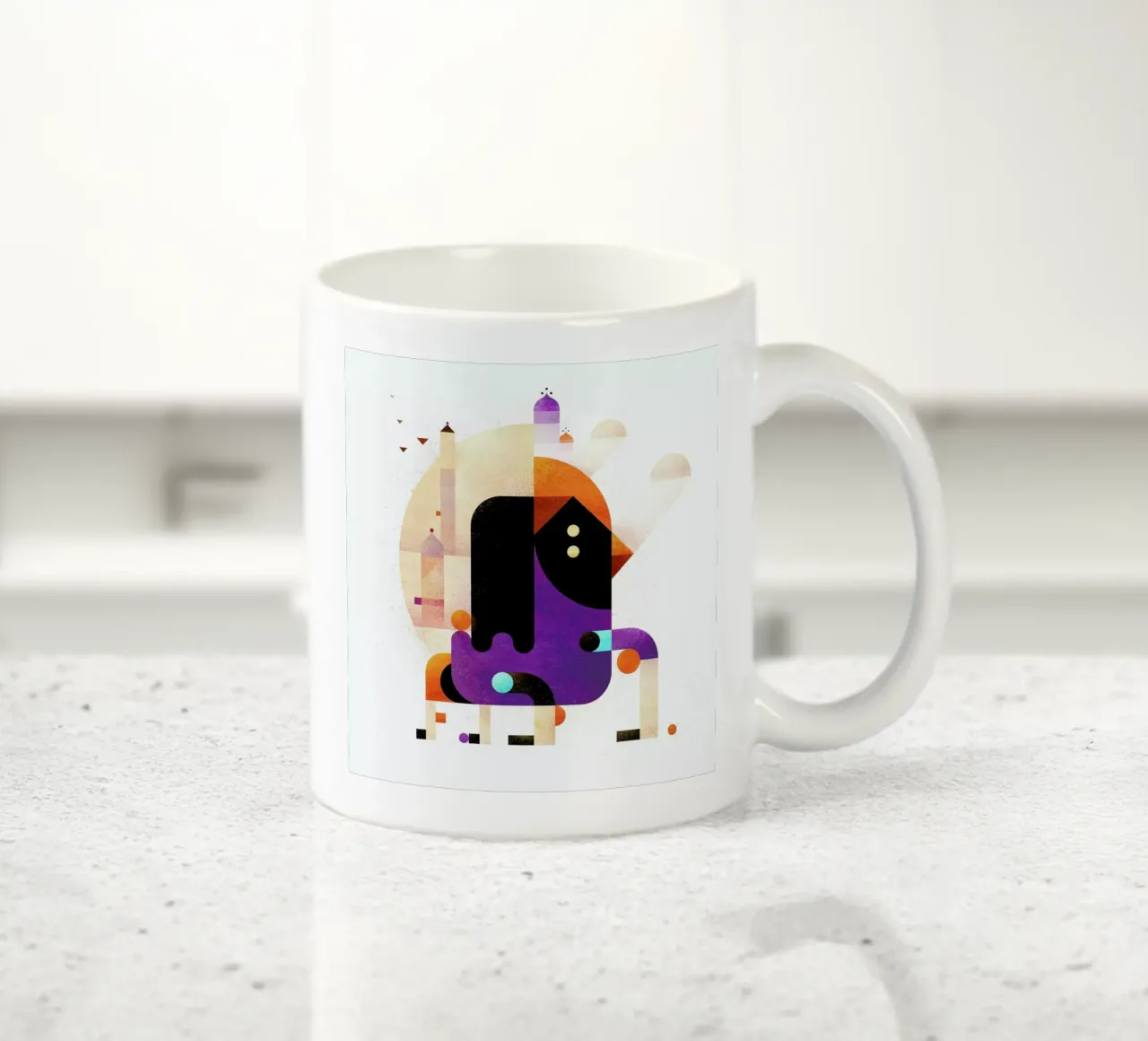 Waiting for Tomorrow Keramik Tasse von Antony Squizzato