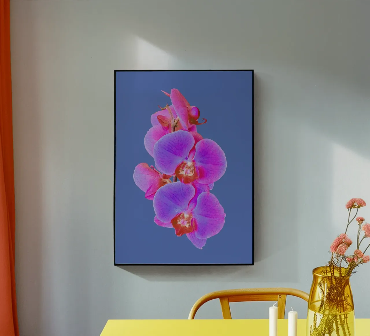 Orchidea rosa plexiglass da Tiny Twist