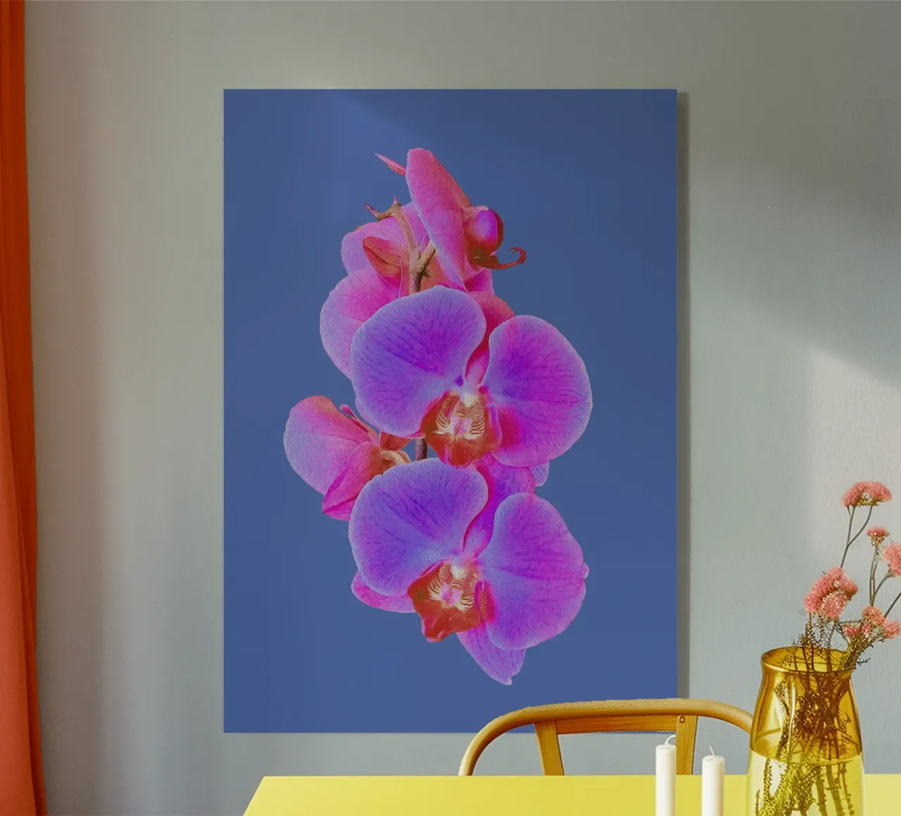 Orchidea rosa plexiglass da Tiny Twist