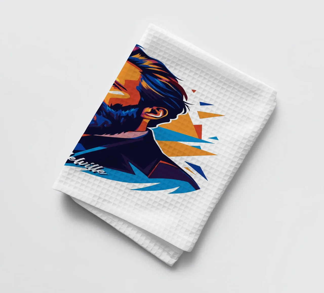 Herman Melville in WPAP Pop Art canovaccio da cucina da vectorartnesia