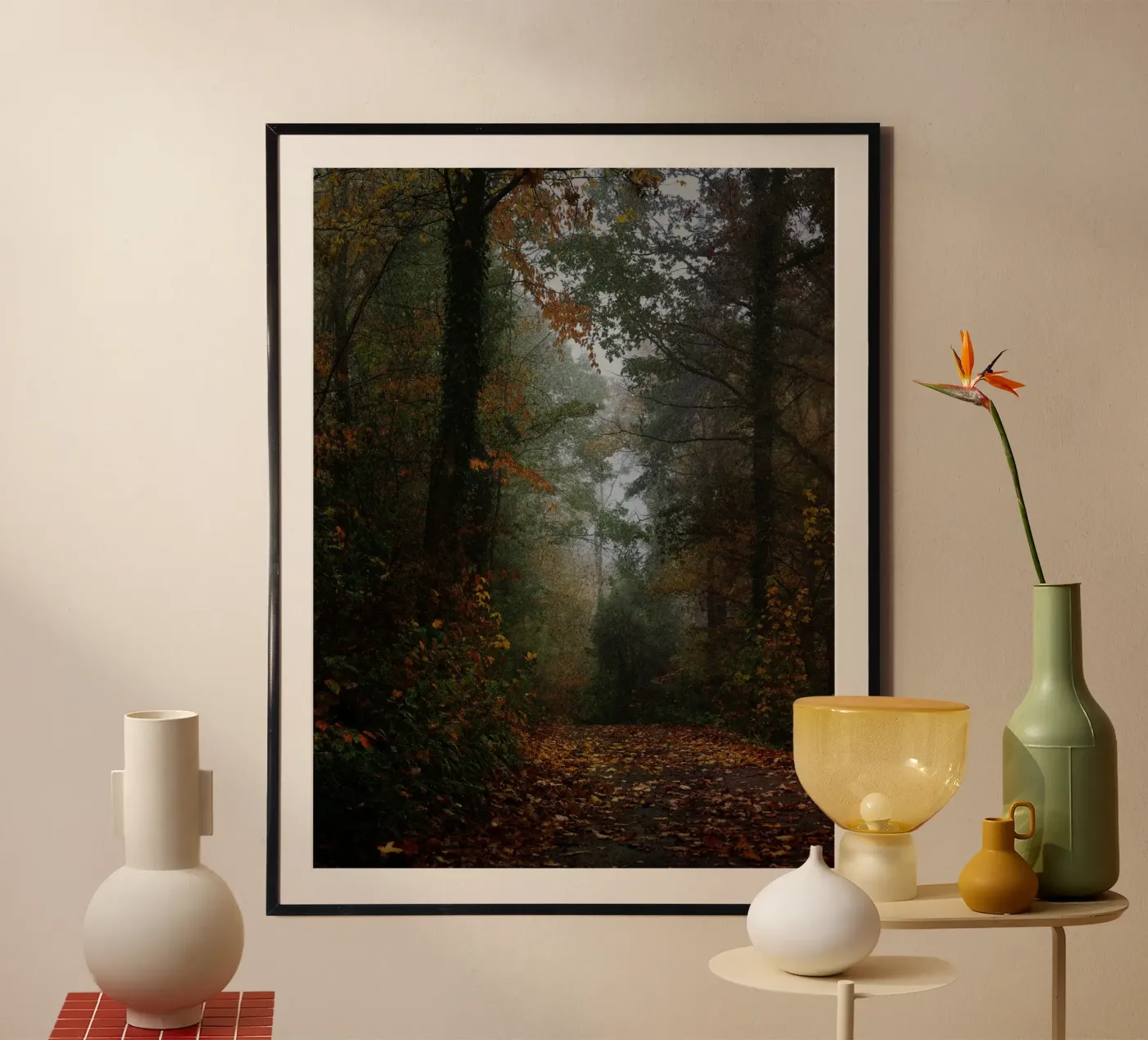 Im Herbstwald poster da Augenblicke-foto