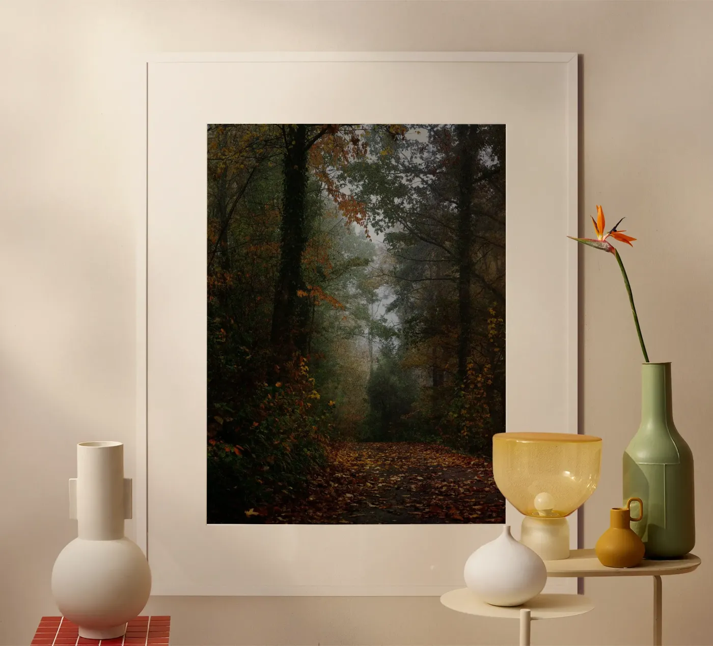 Im Herbstwald poster da Augenblicke-foto