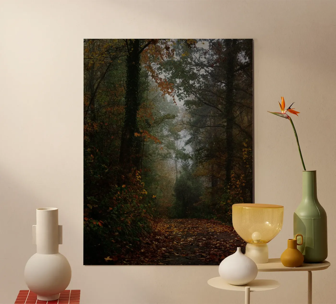 Im Herbstwald poster da Augenblicke-foto