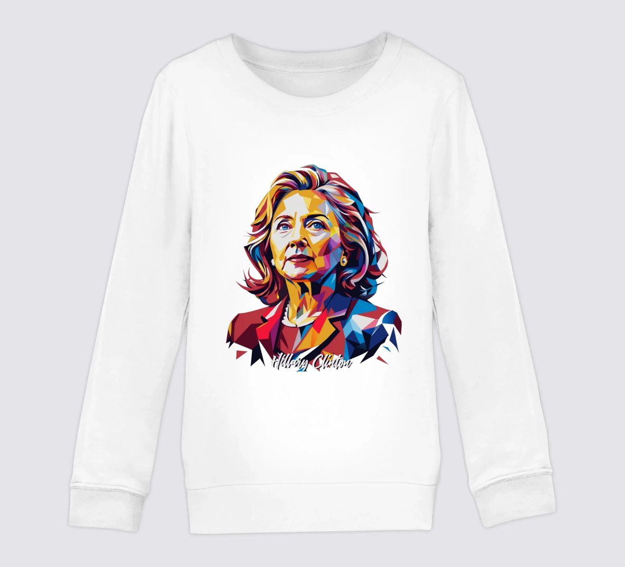 Hillary Clinton in WPAP Pop Art felpa bambino da vectorartnesia
