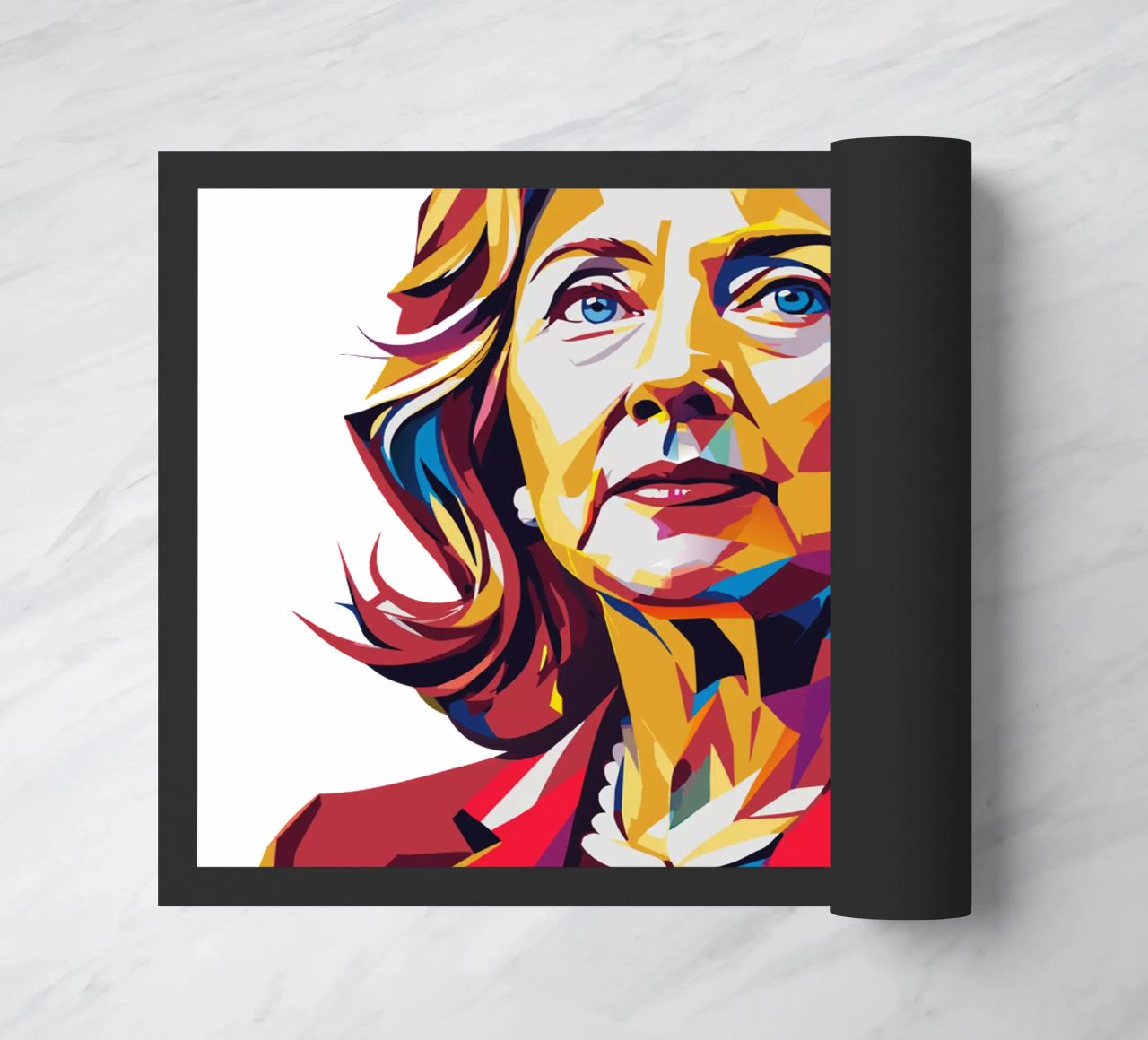 Hillary Clinton in WPAP Pop Art zerbino da vectorartnesia