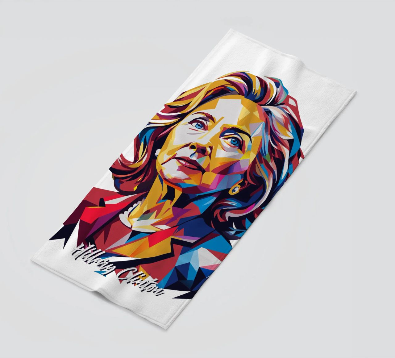 Hillary Clinton in WPAP Pop Art telo mare da vectorartnesia