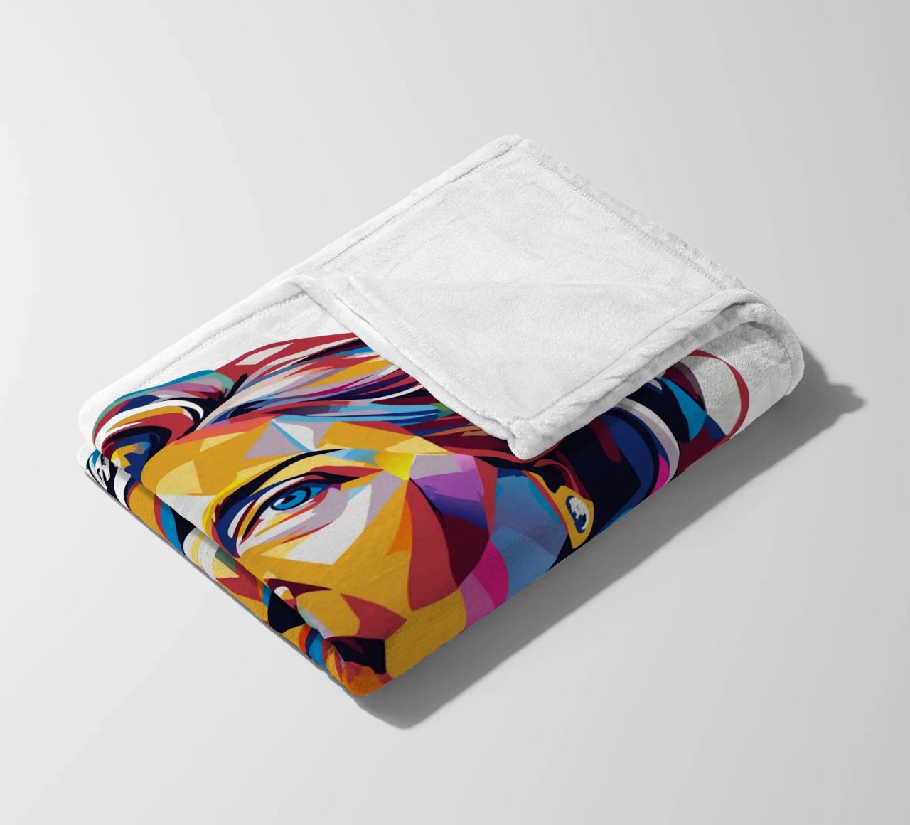 Hillary Clinton in WPAP Pop Art coperta in pile da vectorartnesia