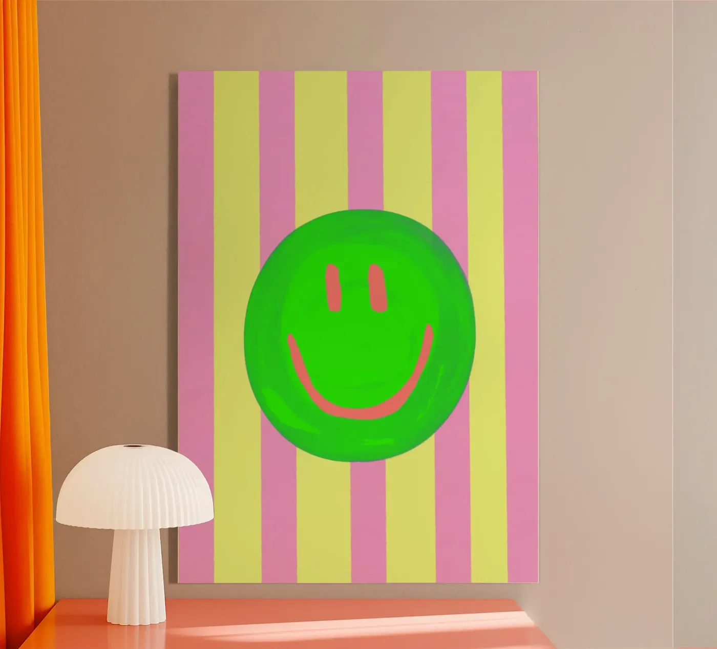 Smiley Acryl-Glas von Art House