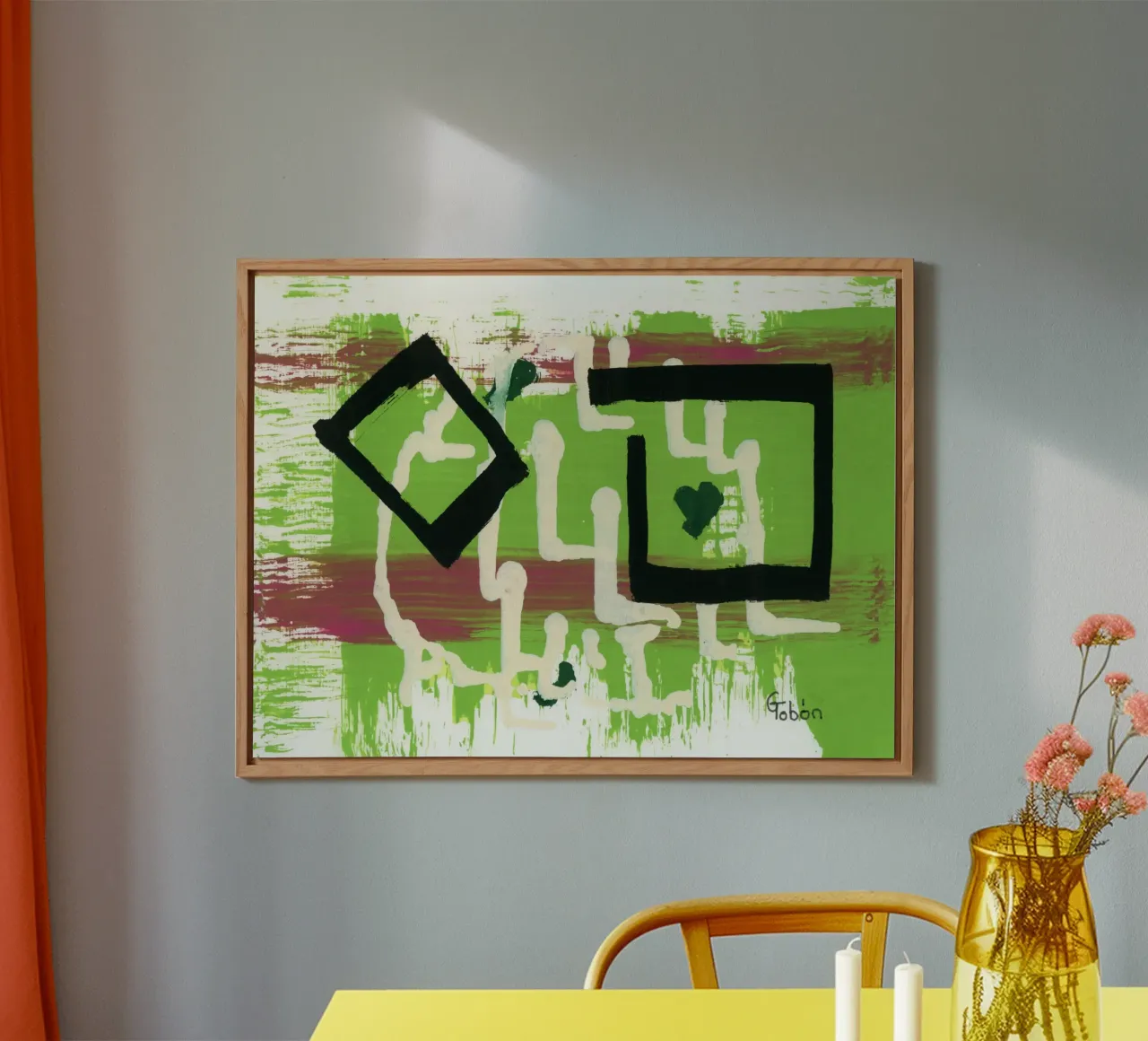 Cuore verde alluminio dibond da gtobonart