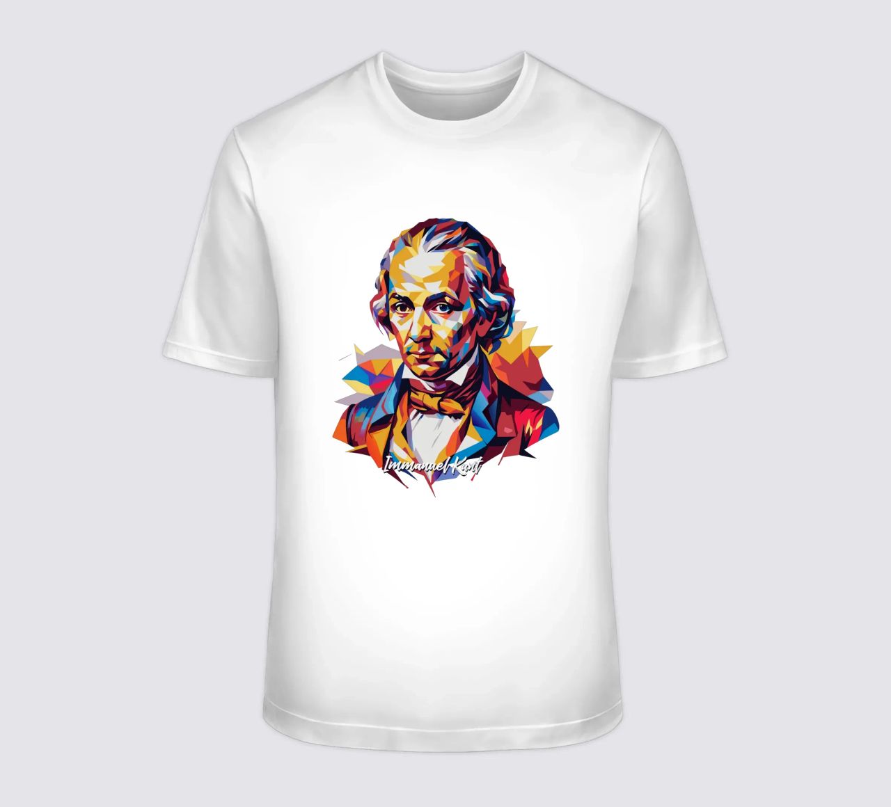 Immanuel Kant in WPAP Pop Art t-shirt da vectorartnesia