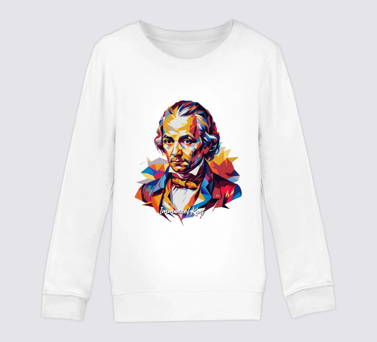 Immanuel Kant in WPAP Pop Art felpa bambino da vectorartnesia