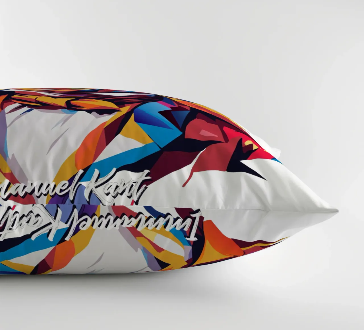 Immanuel Kant in WPAP Pop Art cuscino da vectorartnesia