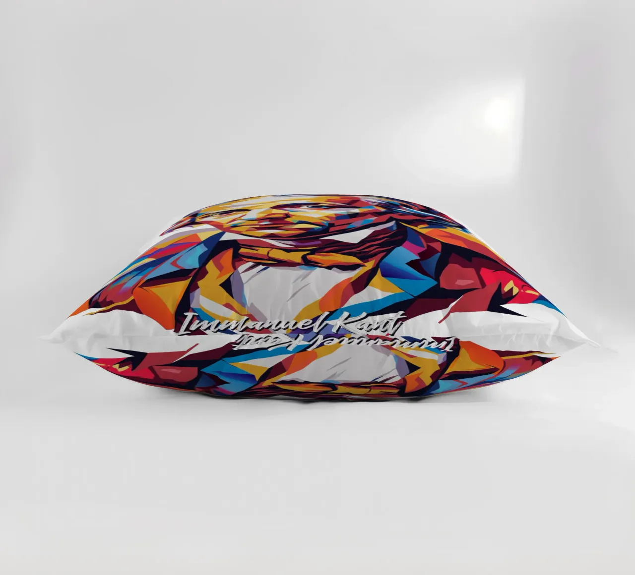 Immanuel Kant in WPAP Pop Art cuscino da vectorartnesia