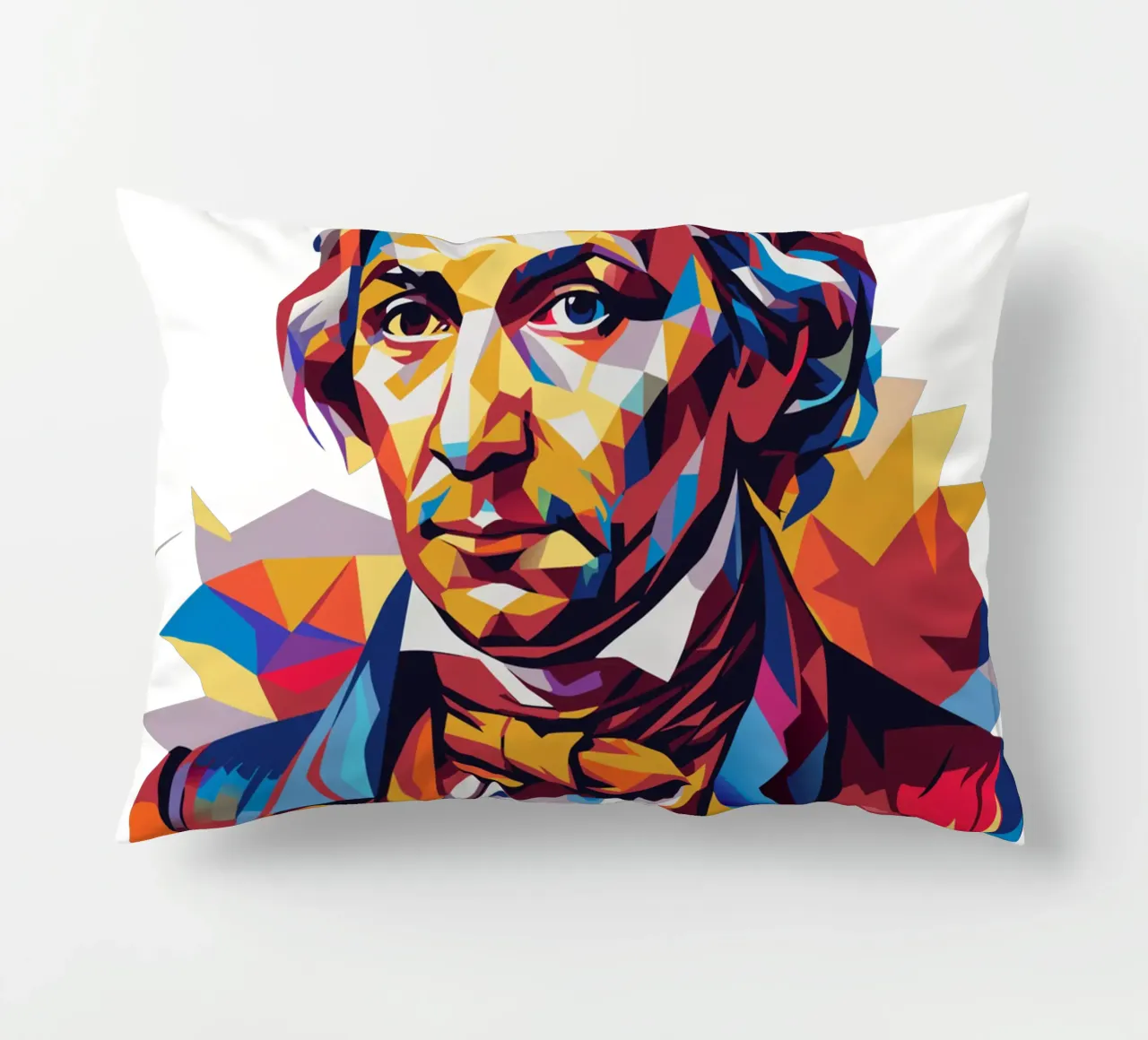 Immanuel Kant in WPAP Pop Art cuscino da vectorartnesia