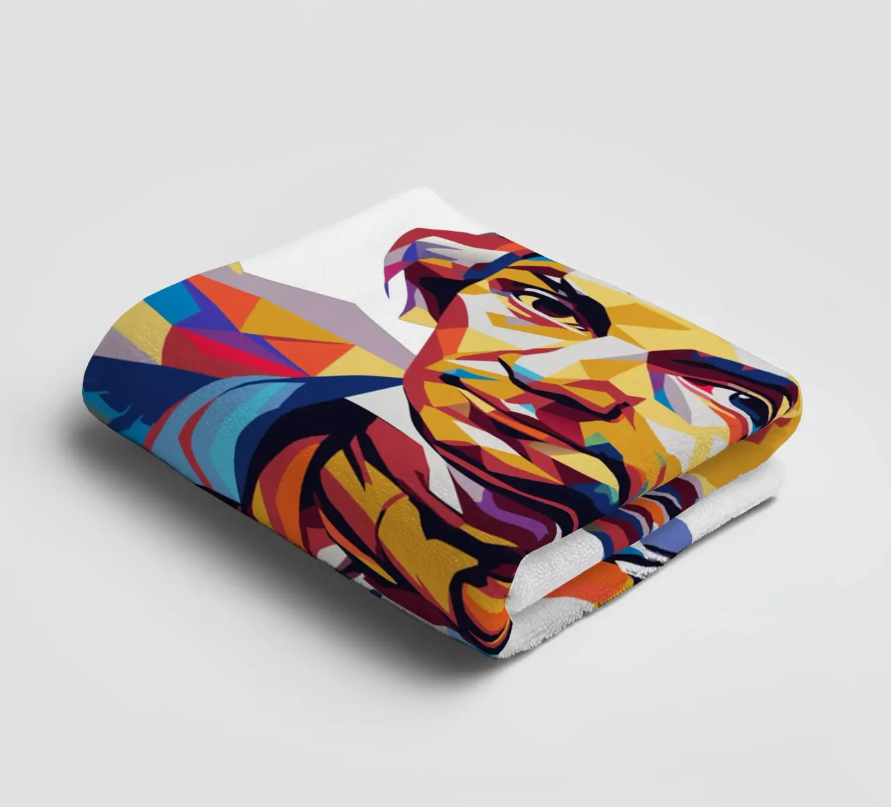 Immanuel Kant in WPAP Pop Art Handtuch von vectorartnesia